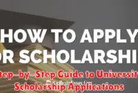 Step-by-Step Guide to University Scholarship Applications