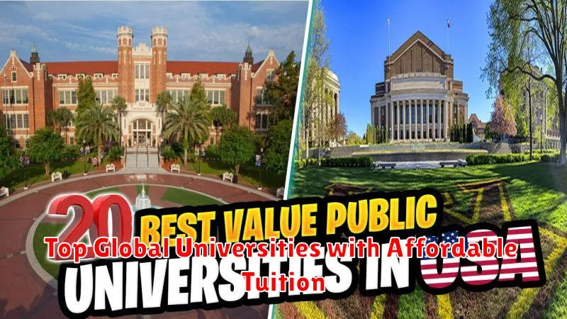 Top Global Universities with Affordable Tuition