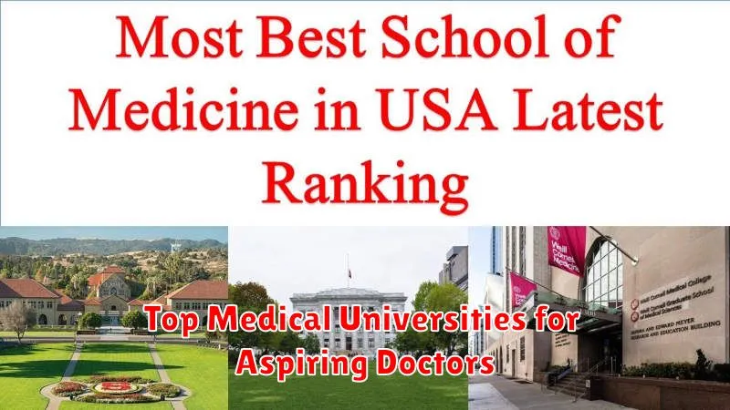 Top Medical Universities for Aspiring Doctors