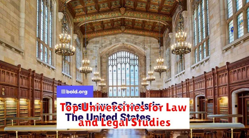 Top Universities for Law and Legal Studies