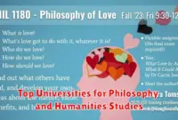 Top Universities for Philosophy and Humanities Studies