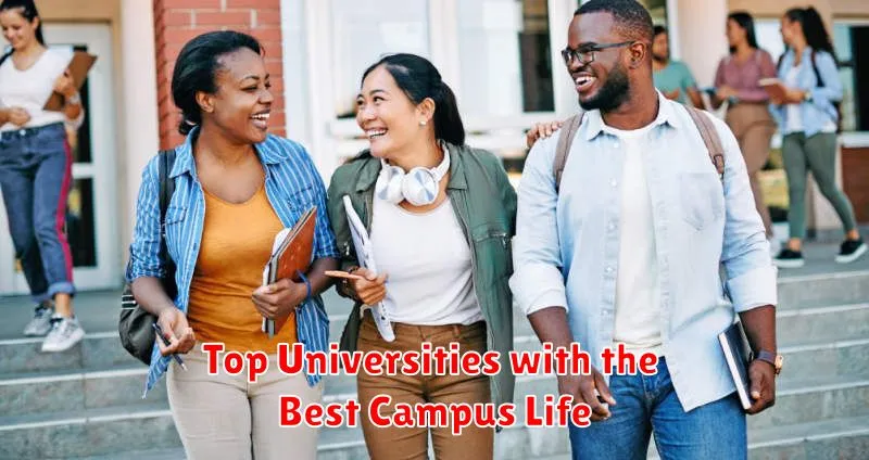 Top Universities with the Best Campus Life