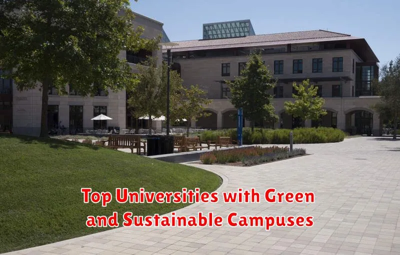 Top Universities with Green and Sustainable Campuses
