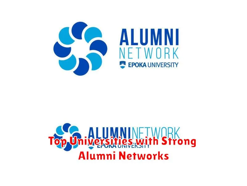 Top Universities with Strong Alumni Networks